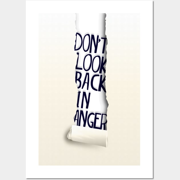 Don't Look Back In Anger Wall Art by LanaBanana